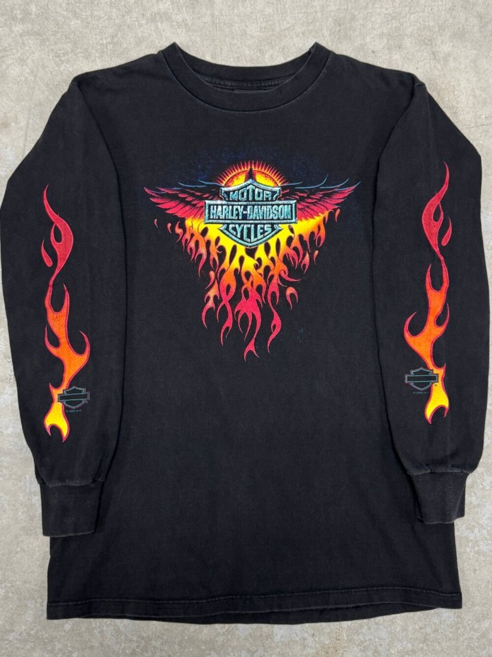 Vintage Harley Davidson Flame Longsleeve